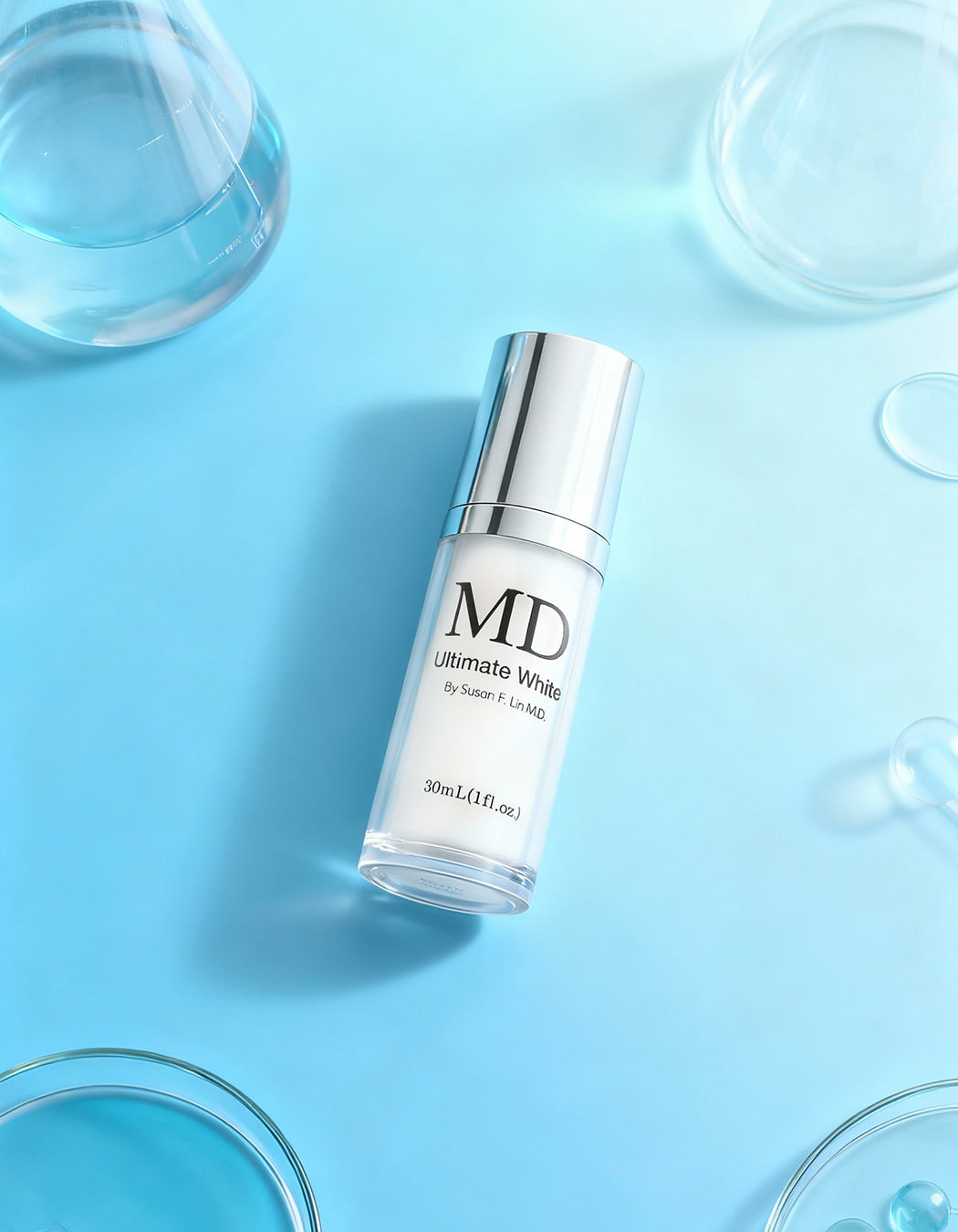 Safe for all skin types, MD Ultimate White hydrates, nourishes, and supports skin renewal, revealing brighter, even-toned, and youthful skin with gentle effectiveness.