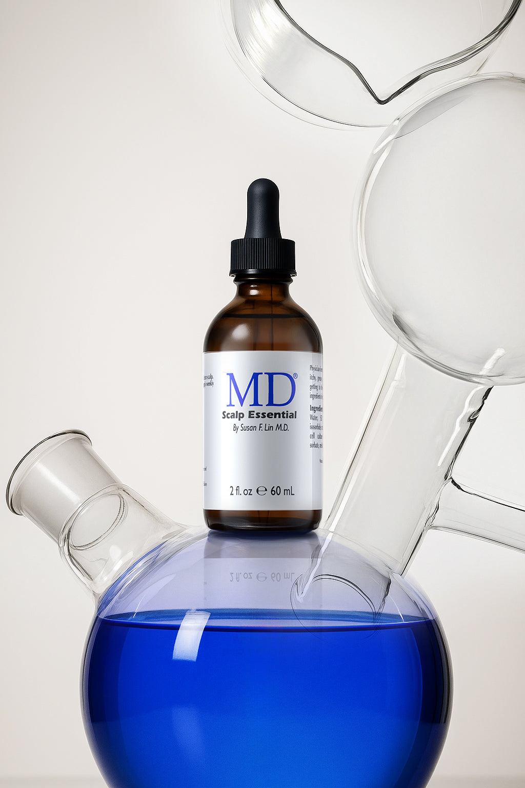 MD Scalp Essentials – a targeted scalp treatment for oily, itchy scalp and thinning hair support, infused with nourishing botanicals.