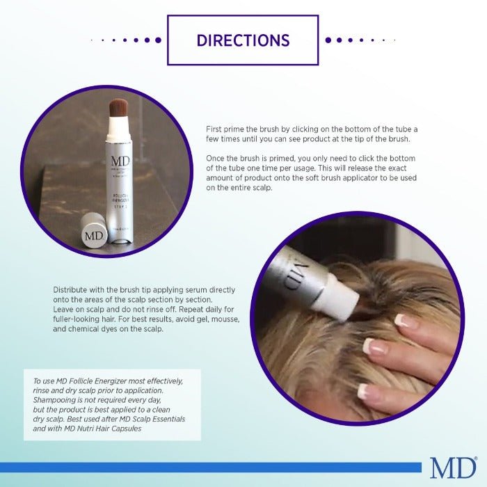 MD HAIR RESTORATION STARTER KIT - MD Hair Growth Serum